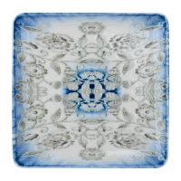 KUTAHYA Blue Blanc BNTAN19DU891310 Тарелка плоская квадратная без полей (D2, 19х19см, h2,25см) фарфор